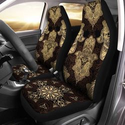 hamsa hand mandala car seat covers custom yoga car accessories