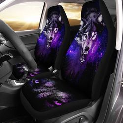 gray wolf car seat covers custom coolest car accessories best gifts idea for dad