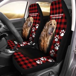 golden retriever car seat covers custom dog lover car accessories