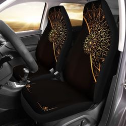 golden mandala luxury car seat covers custom