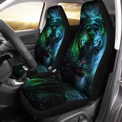 galaxy tiger car seat covers custom wild animal car accessories