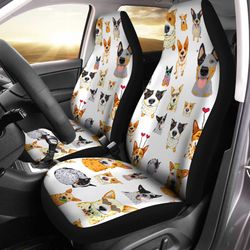 funny dog face car seat covers custom dog car accessories