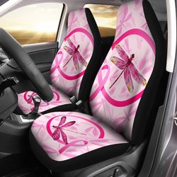 dragonfly car seat covers custom breast cancer car accessories meaningful gifts