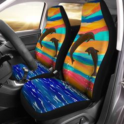 dolphin car seat covers custom dolphin car accessories gifts idea