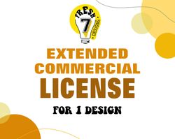 Commercial License for 1 Design Unlimited with NO CREDIT