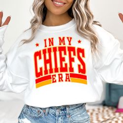 taylor in my chiefs era svg , vector clipart , football swelce 87 png , fan merch ,swiftie , trendy travis digital swift