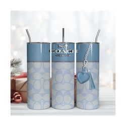 blue coach tumbler, 20oz tumbler, coach tumbler