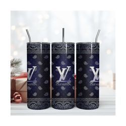 lv logo wrap, fashion logo wrap, lv logo 20oz tumbler