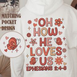christian shirt svg png design, christian png, aesthetic png file, retro christian sublimation bible affirmations png de