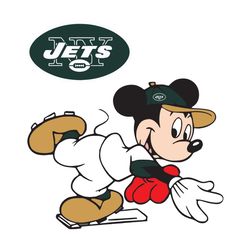 new york jets with mickey svg, sport svg, new york jets, ny jets svg, jets lover, jets nfl team, jets football team, foo