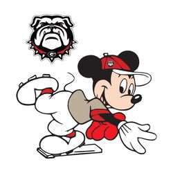 georgia bulldogs mickey svg, sport svg, georgia bulldogs svg, ncaa sport svg, ncaa svg, mickey svg, bulldogs logo svg, n