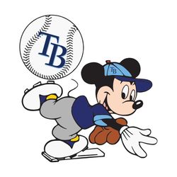 tampa bay rays and mickey svg, sport svg, tampa bay rays, bay rays baseball, mickey svg, mickey sport, bay rays fan, bay