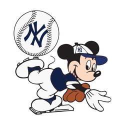 new york yankees and mickey svg, sport svg, new york yankees svg, ny yankees lovers, ny yankees baseball, mickey svg, mi
