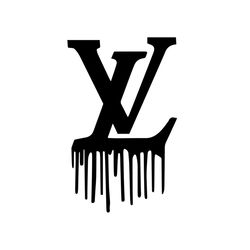 dripping louis vuitton logo svg