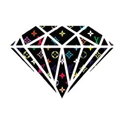 lv diamond logo svg