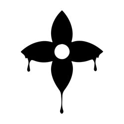 lv flower logo trending svg