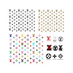 louis vuitton logos bundle svg