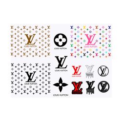 lv logo bundle trending svg