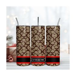 coach logo 20oz tumbler, coach tumbler, 20oz tumbler