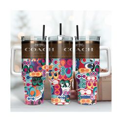 coach funny logo tumbler, 40oz tumbler, coach tumbler