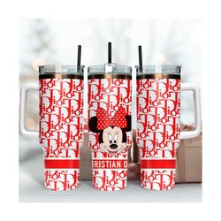 minnie mouse tumbler wrap, dior minnie 20oz, red tumbler