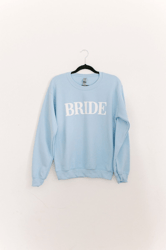 embossed bride sweatshirt gift for her, future mrs sweatshirt, new mrs sweater, bride to be gift, bridal shower gift bri