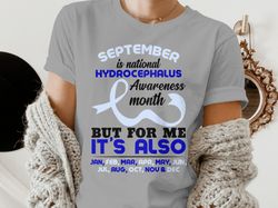 hydrocephalus awareness svg png, september is national hydrocephalus awareness month svg, hydro light blue ribbon suppor