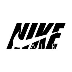 nike air logo trending svg