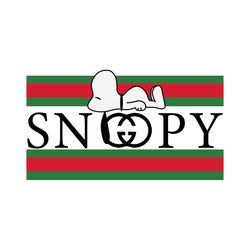 snoopy gucci trending logo svg