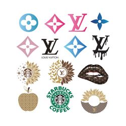 lv logo bundle trending svg