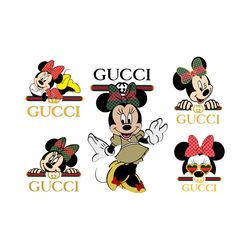 gucci minnie mouse svg bundle