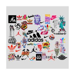 fashion brand bundle svg, trending svg, brand logo svg, adidas svg, jordan svg, reebok svg, nike svg, converse svg, logo