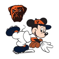 cleveland browns mickey svg, sport svg, cleveland logo svg, mickey svg, cleveland logo svg, nfl football svg, nfl svg, n