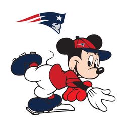 new england patriots with mickey svg, sport svg, new england patriots, new england, patriots nfl lover, patriots nfl svg