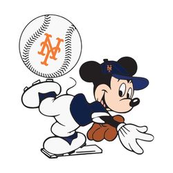 new york mets and mickey svg, sport svg, new york mets, ny mets lovers, ny mets baseball, mickey svg, mickey sport, ny m