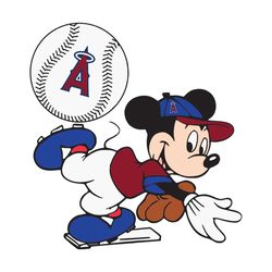 los angeles angels with mickey svg, sport svg, los angeles angels, la angels baseball, mickey svg, mickey sport svg, la