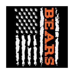 bears american flag svg, sport svg, chicago bears svg, american flag svg, chicago bears football, chicago bears fans, fo