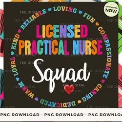 digital | lice-nsed practical nurse  png download, png file, printable png, instant download