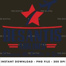 desantis airlines - patriot american, republican digital png file, instant download, png download
