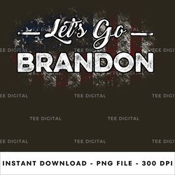 let's go brandon flag edition - patriot american, republican digital png file, instant download, png download