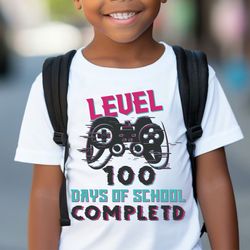 level 100 days of school completd png, game controller png, gaming png, back to school png, 100th day of school png, 100