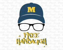 free harbaugh michigan football svg graphic design file game day shirt design  wolverines png