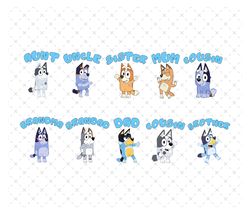 dogs family bundle, dogs family png, dogs family svg, dogs png, dogs svg, dogs sublimation png, digital file