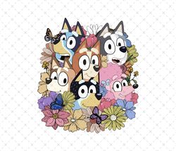 dogs floral retro svg png, dogs dad mum png, dogs chili heeler png, dogs heeler png, dogs mom dad png, dogs svg png