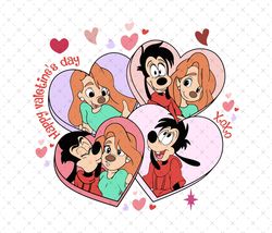 happy valentines day svg, cartoon valentine svg, retro valentines svg, magical heart valentines, honeymoon vacation png