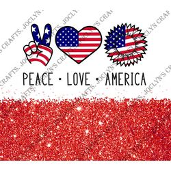 sublimation design| peace | love | america | gifts | american flag | sunflower| sublimation | project