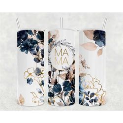 20 or 30oz Tumbler | Tumbler | Skinny | Straight | Sublimation | Insulated | Mom | Mama | Watercolor | Lid with Straw |