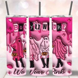 boo you whore mean girls ghost inflated halloween tumbler,we wear pink breast cancer travel coffee mug,fall skinny tumbl