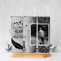 memorial tumbler, personalized memorial gift, custom photo tumbler, remembrance gifts, memorial cup, personalized tumble