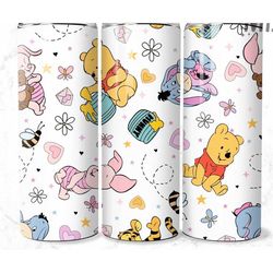 pooh tumbler 20 oz bear winnie the pooh skinny tumbler.